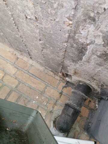 oude staat diverse beton