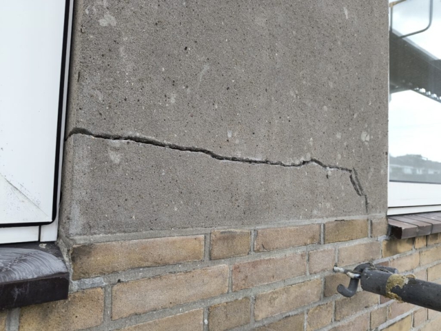 Scheurvorming betonwerk.